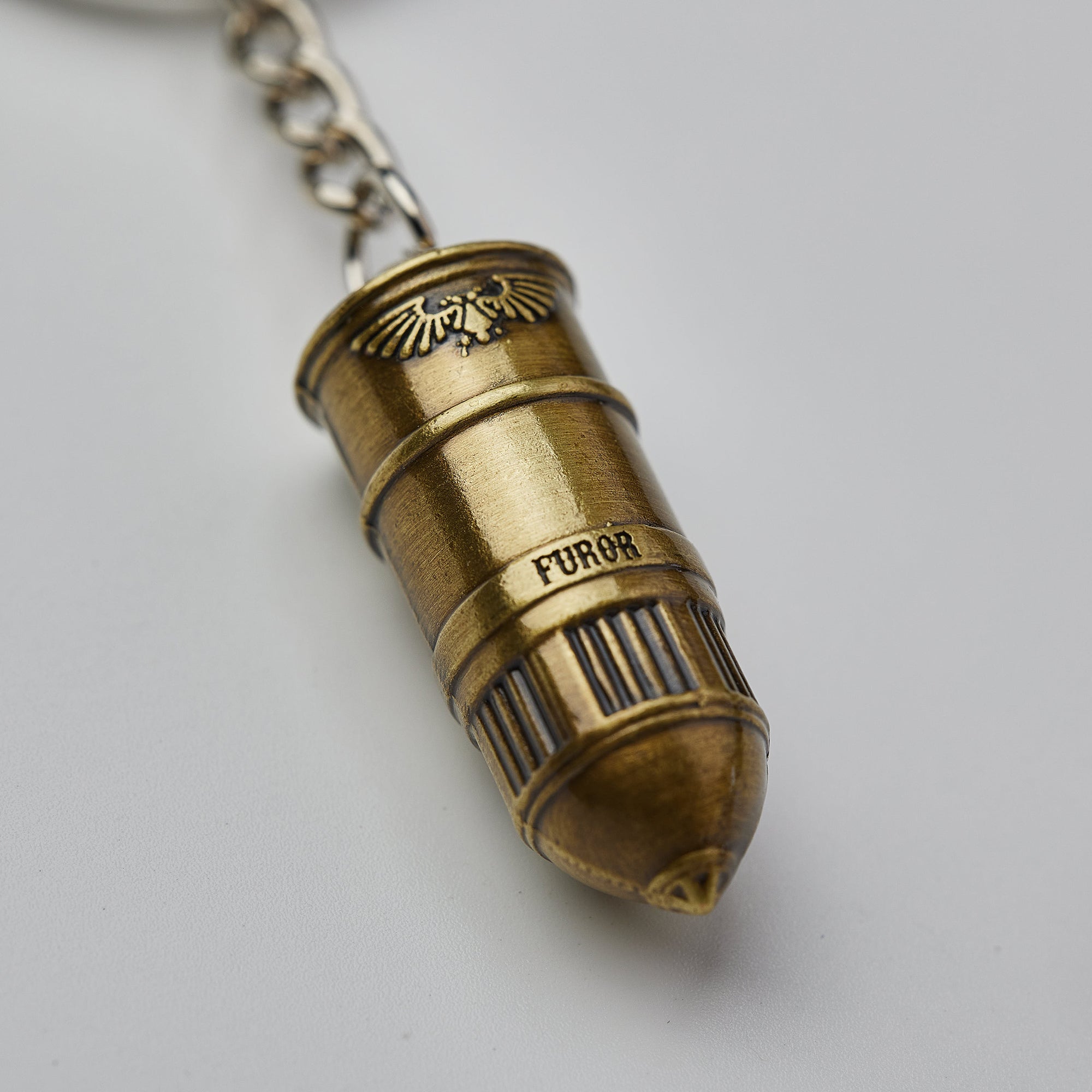 Warhammer Space Marine Bolt Round Keychain bolter bullet
